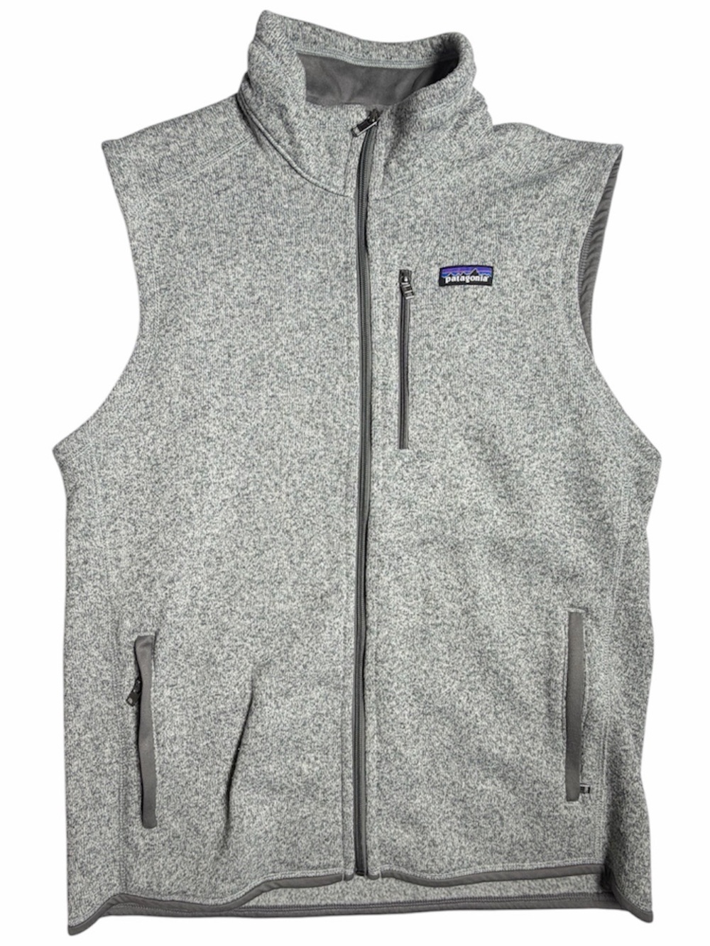 Patagonia Vest Mens XL Gray Better Sweater Full Zip Fleece Outdoors Hiking